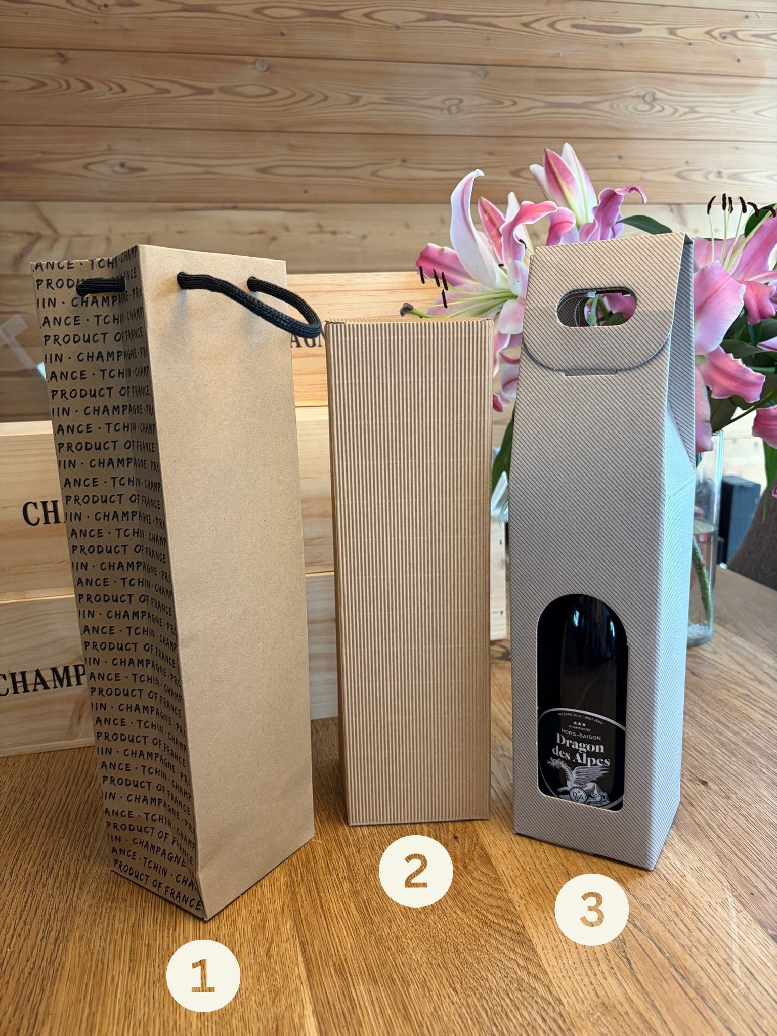 Choisissez votre emballage