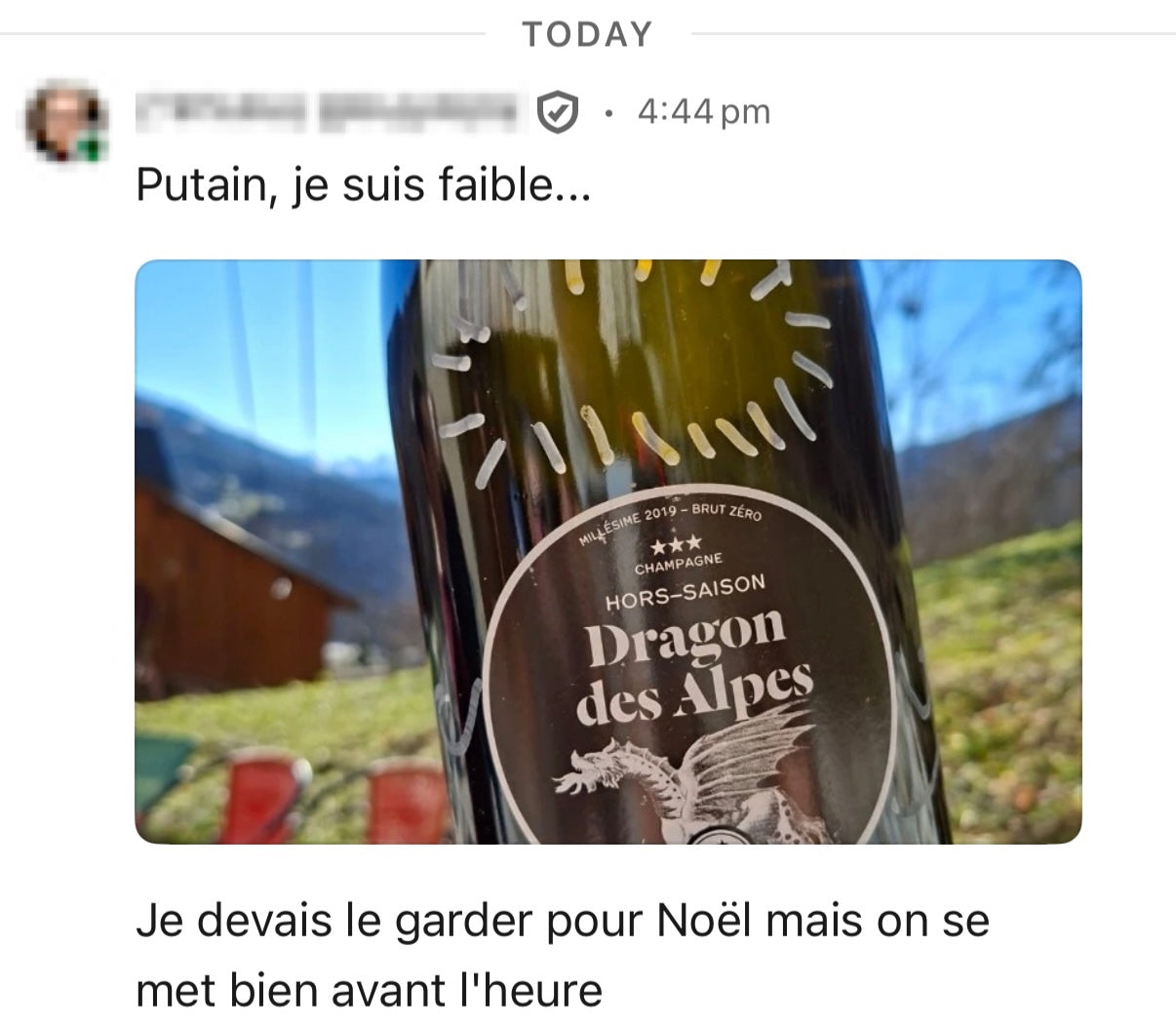 Aveu de faiblesse ou preuve de bon goût?