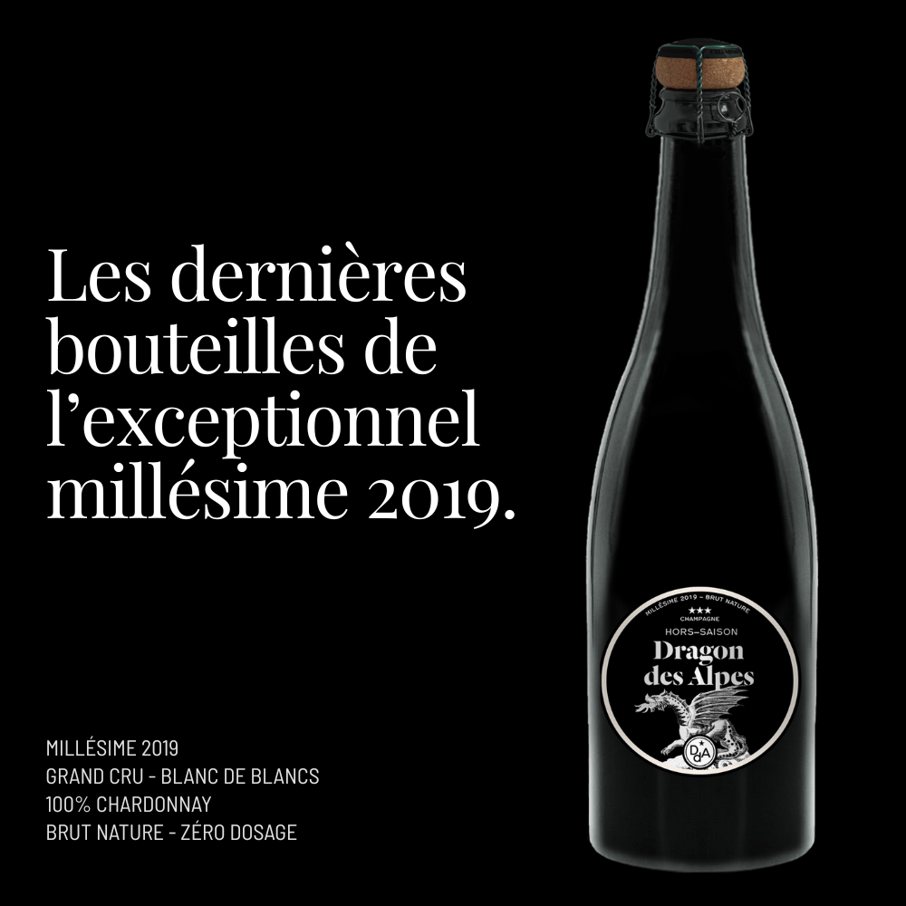 Millésime 2019 Brut Zéro
